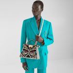 FENDI Peekaboo ISeeU Small Printed leather bag with Night Butterfly inlay - Image 3